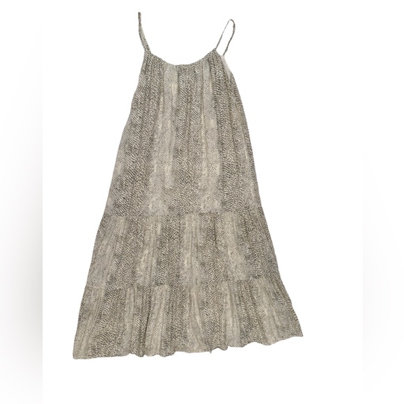 Rails Dresses & Skirts - Rails Adora Dress Size S Midi Cream Snakeskin Lightweight Adjustable Straps Boho